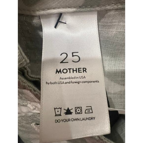 Mother The Shaker Chop Crop Fray in desert print - Picture 7 of 10